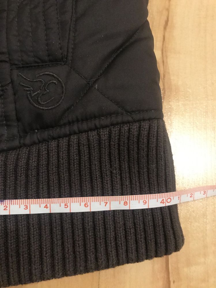 Brązowa pikowana ocieplana  kamizelka Esprit 34/ 36 damska Vintage