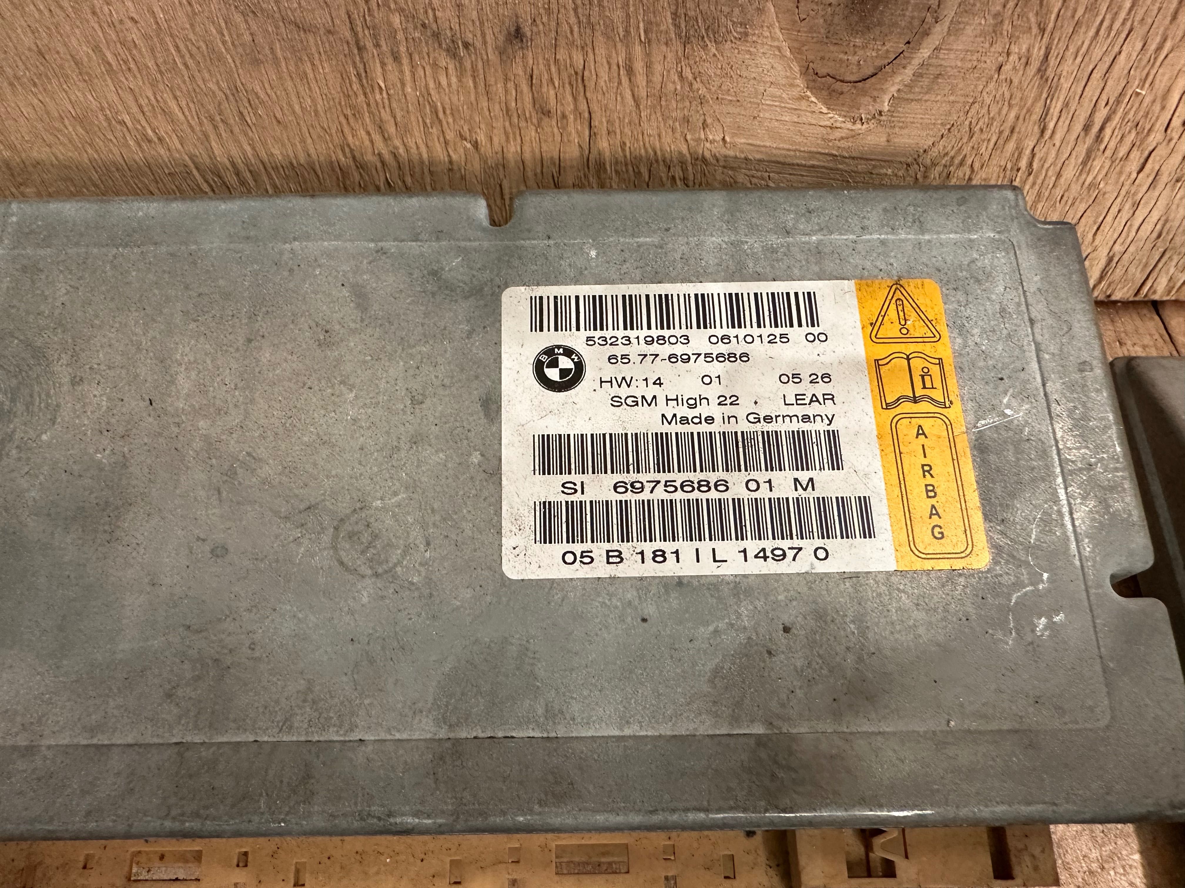 Centralina de Airbag BMW E60 520D 525D 530D 65.77 . 6975.686