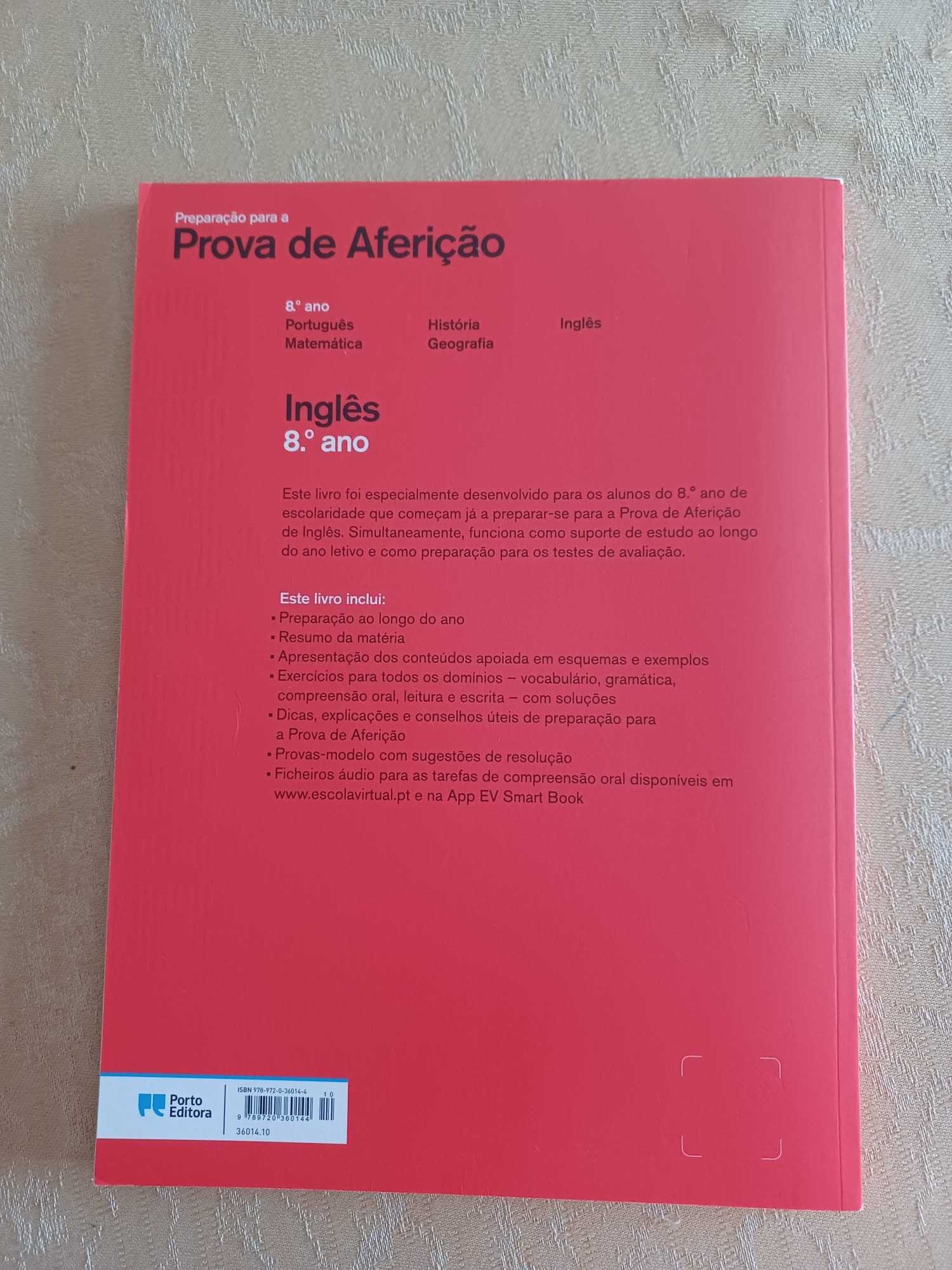Preparação para a Prova de Aferição - inglês - 8.º Ano (NOVO)