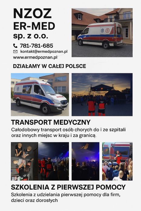 Transport osób niepełnosprawnych Świebodzin,Zielona Góra,Gorzów, Żary