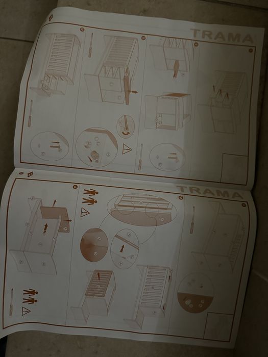 Quarto menina - Mobiliário Convertível bebé Trama Bebecar - cor branca