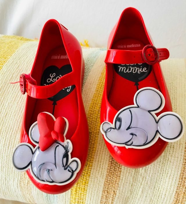 Sandálidas melissa SWEET LOVE/MINNIE E MICKEY - optimo estado! T 27
