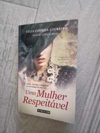 Livro Uma mulher respeitável, de Célia Correia Loureiro