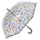 Parasol Parasolka Przezroczysta w kwiaty 60cm. JZUM0066Z