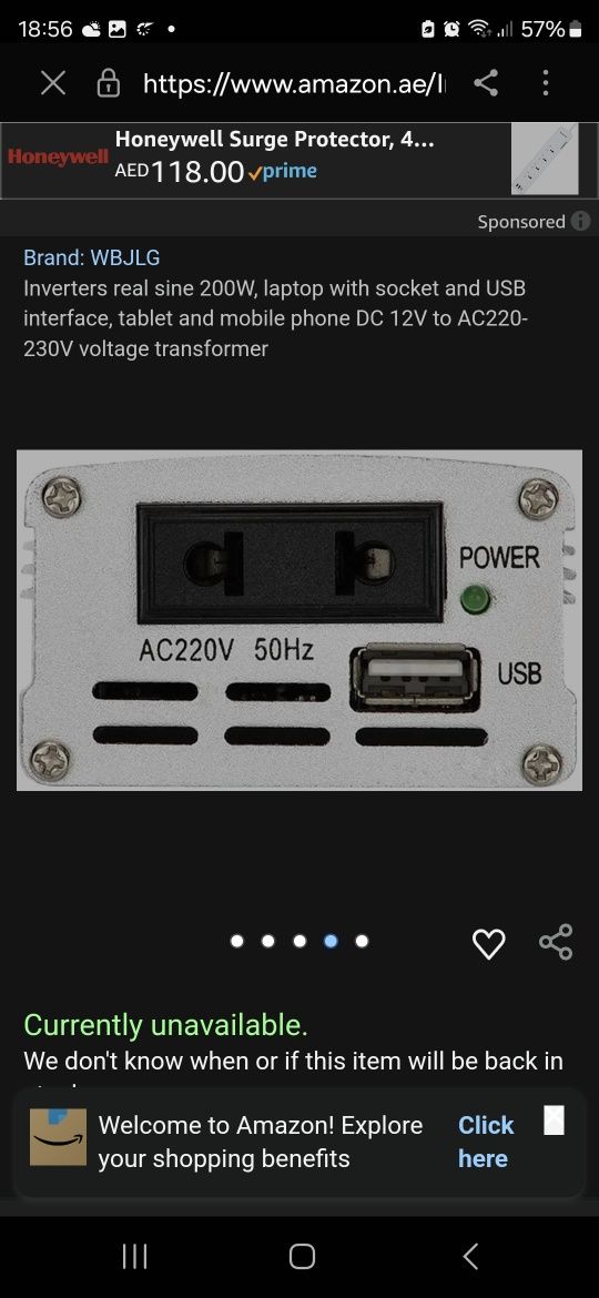 Power inverter 200w