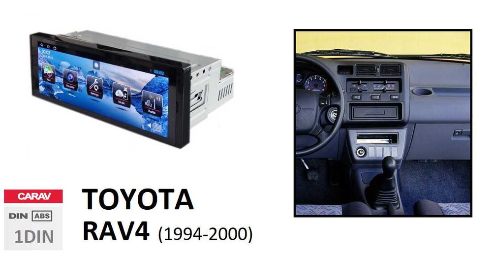 (NOVO) Rádio 2DIN Toyota • RAV4 • (1994 a 2012) • Android GPS