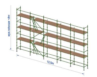 Wynajmę rusztowanie elewacyjne choinkowe klinowe
