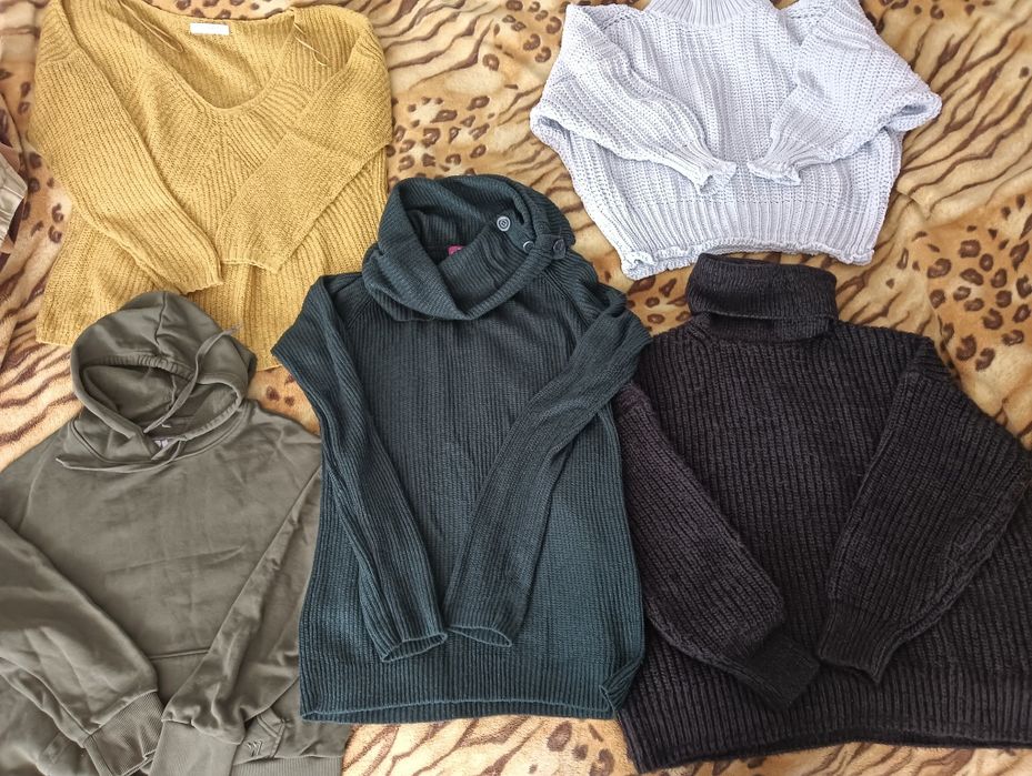 Zestaw swetrów róż L/XL
