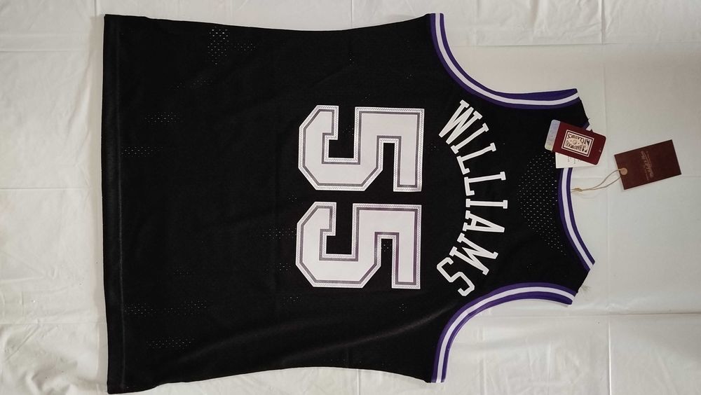 Camisola NBA 55 Williams sacramento kings L nova