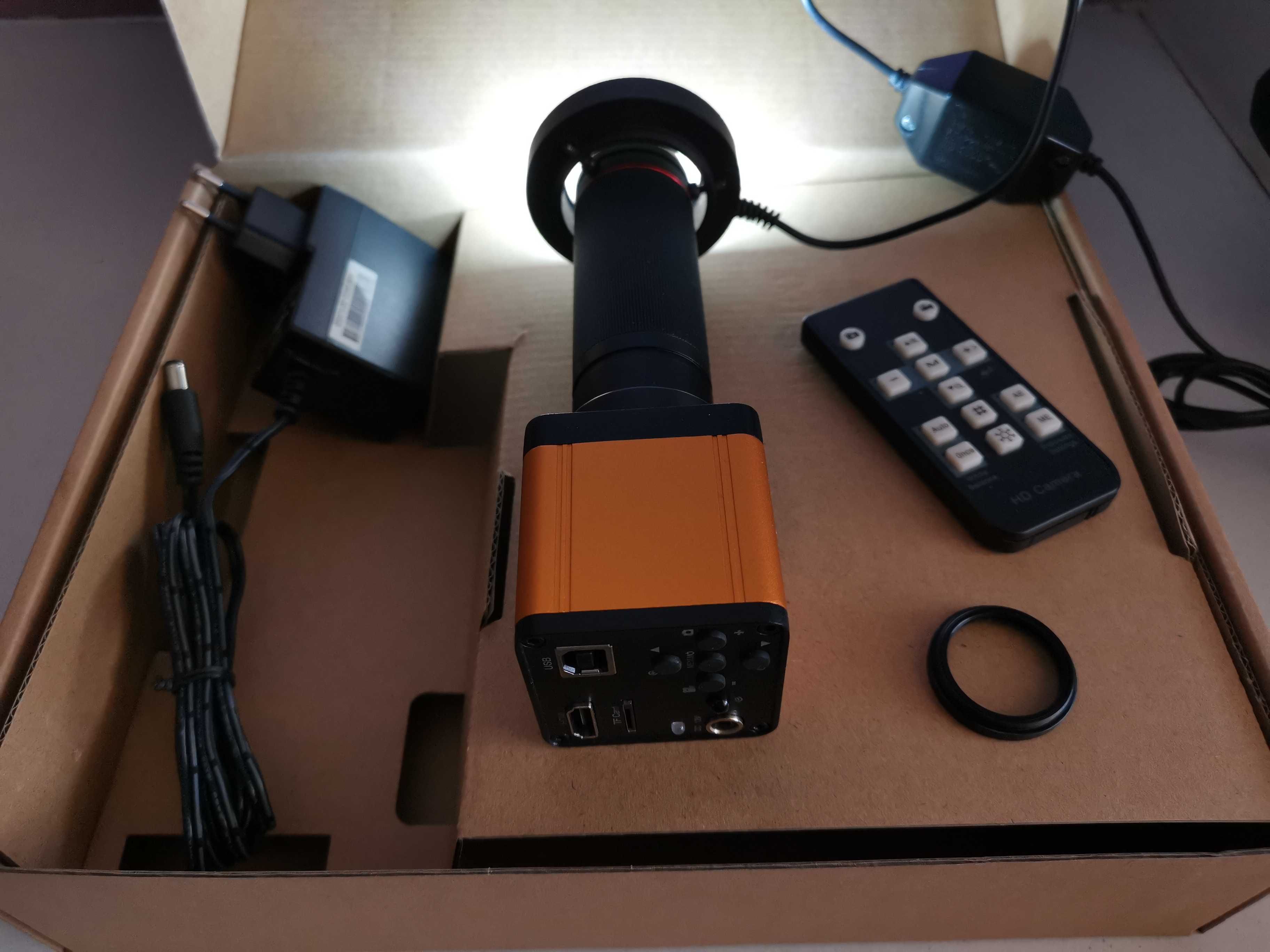 Mikroskop cyfrowy Panasonic MN34120 z obiektywem x150 +oświetlenie LED