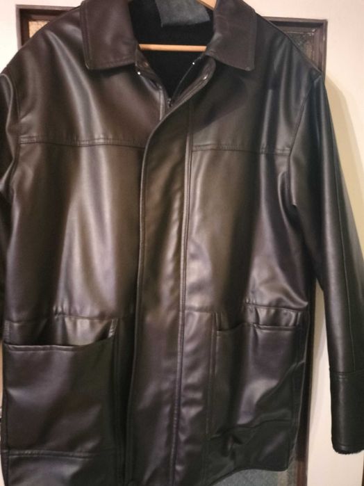 Kurtka skórzana męska