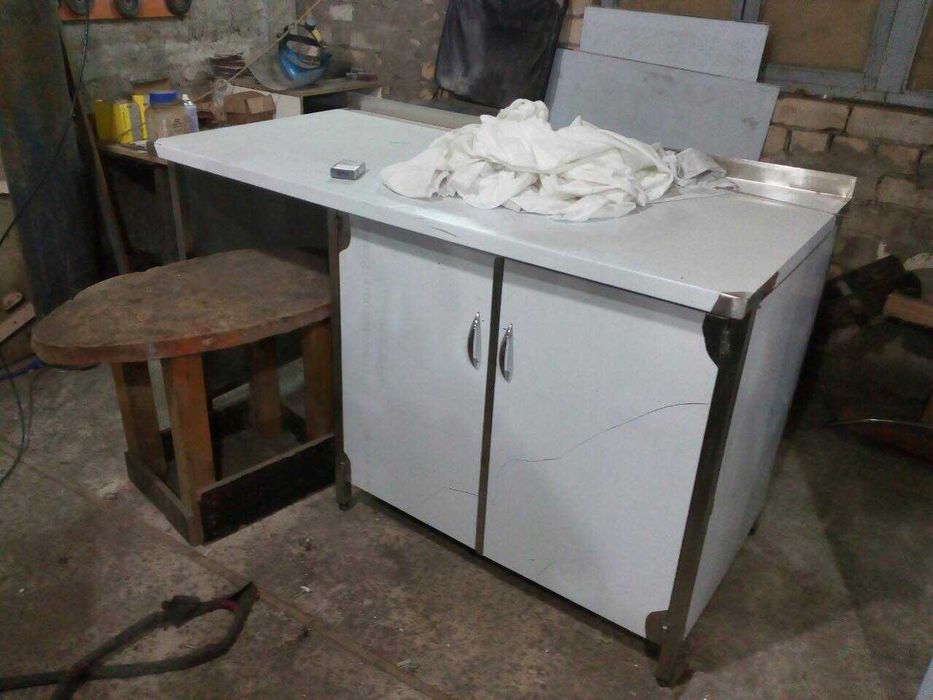 Стіл із нерж сталі, Мийка з нержавійки. Стеллаж нержавіючий