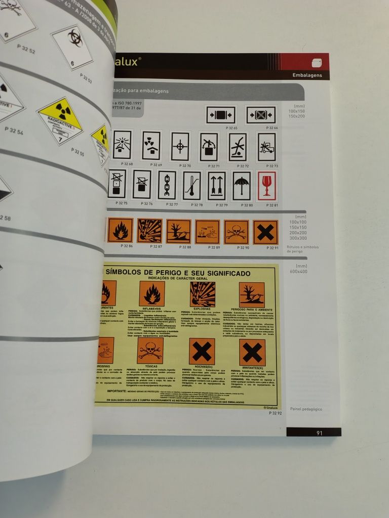Sinalux: Sinalização de segurança fotoluminescente