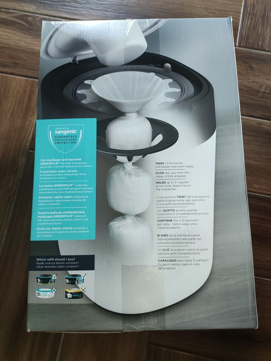 Nowy kosz na pieluchy Tommee Tippee Twist & Click