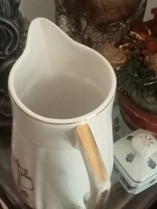 Bela caneca em faiança S.Roque Aveiro