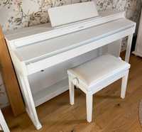 białe Pianino jak nowe - Pianino Casio AP470WE