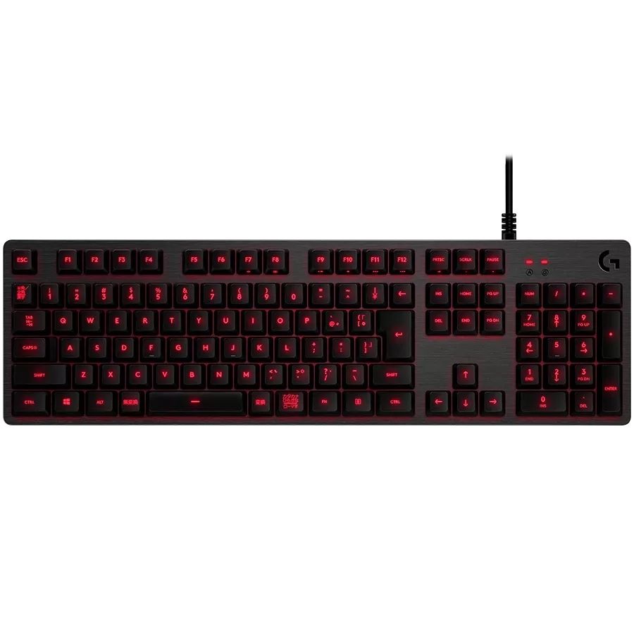 Клавіатура Logitech G413 Mechanical Gaming Keyboard - CARBON - RED LED