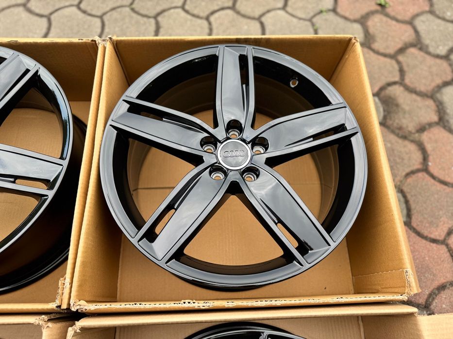 Felgi Audi a3 s3 19 cali S-Line alufelgi idealne black 5x112 komplet