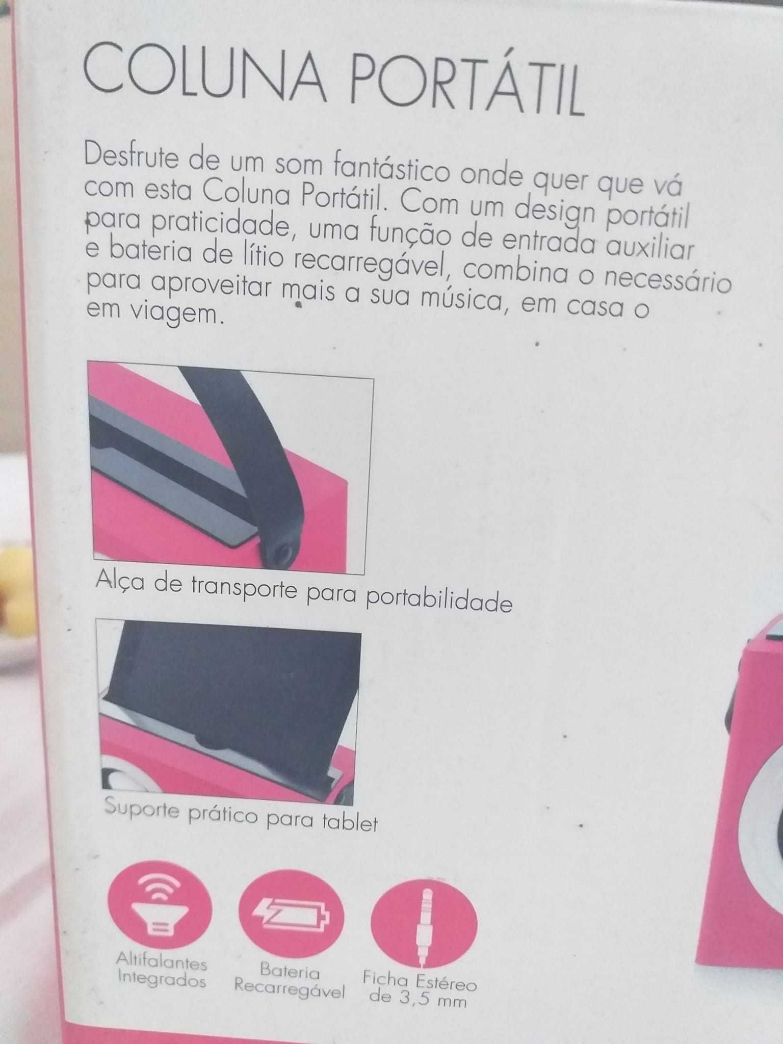 coluna portátil NOVA