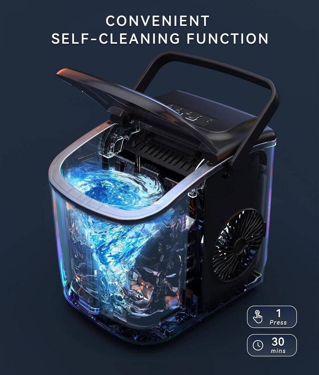 Льодогенератор Ecozy IM-BS260C 12кг