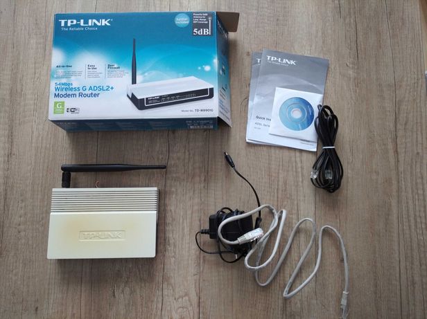 TP-Link router ADSL Wi-Fi 54Mb/s TD-W8901G