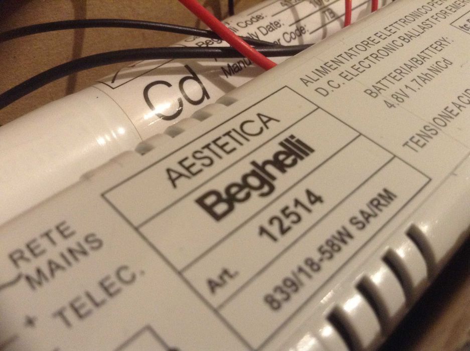 Kit Emergência Beghelli 18-58W/RM Permanente / Não Permanente