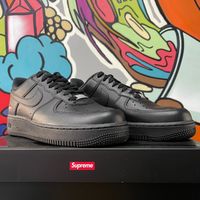 Кроссовки Supreme x Nike Air Force 1 Low 'Box Logo - Black'