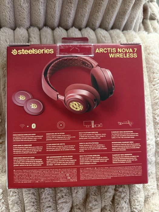 Sluchawki bezprzewodowe gamingowe Steelseries arctis nova 7 wireless