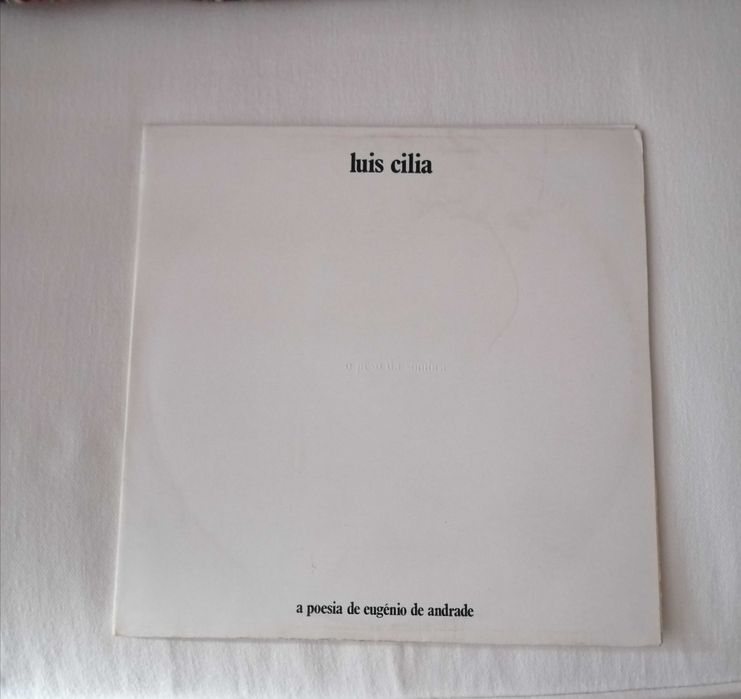 Poesia & prosa vinil de Luís Cilia, Luís F Branco v