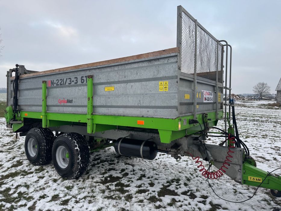 Rozrzutnik obornika Cynkomet 2015rok metal fach unia tytan fortschritt