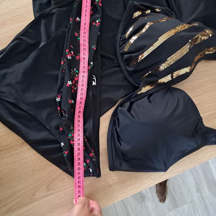 44 90D lub 95D,90E Nowy 3-częściowy strój kąpielowy bonprix z tankini