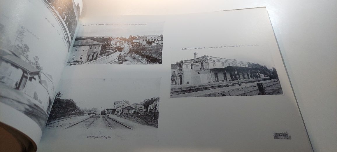 Estações de Caminhos de Ferro Através do Bilhete Postal Ilustrado