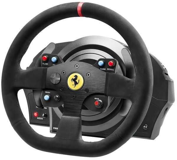 Руль, педали Thrustmaster + кресло с креплением для руля