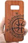 etui roseflower z naturalnego drewna do samsunga galaxy s8 plus / s8+