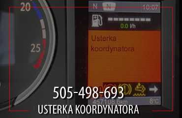 Koordynator Scania COO7 Dojazd serwis gwarancja 24/7