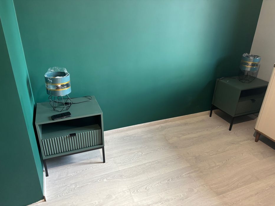 Szafka nocna butelkowa zieleń