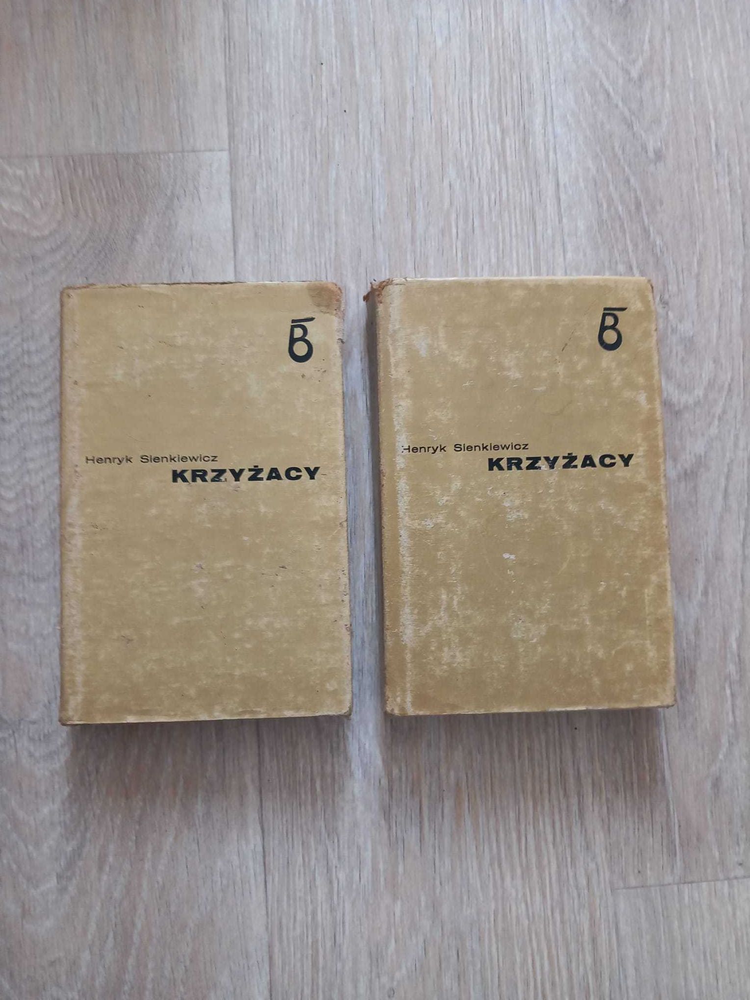 Krzyżacy Henryk Sienkiewicz twarda oprawa 2t
