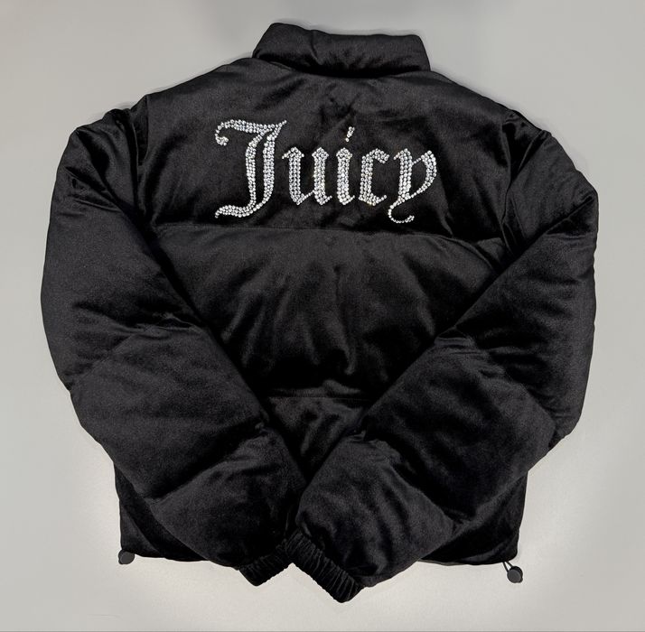 Велюрова куртка Juicy Couture нова, оригінал, чорна XS з бірками