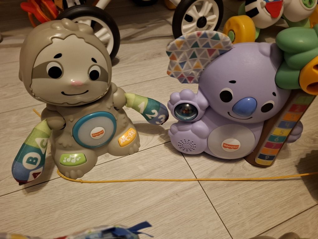 Linkimals fisher price 5 szt. łoś, leniwiec, koala, jeż, paw FISHER