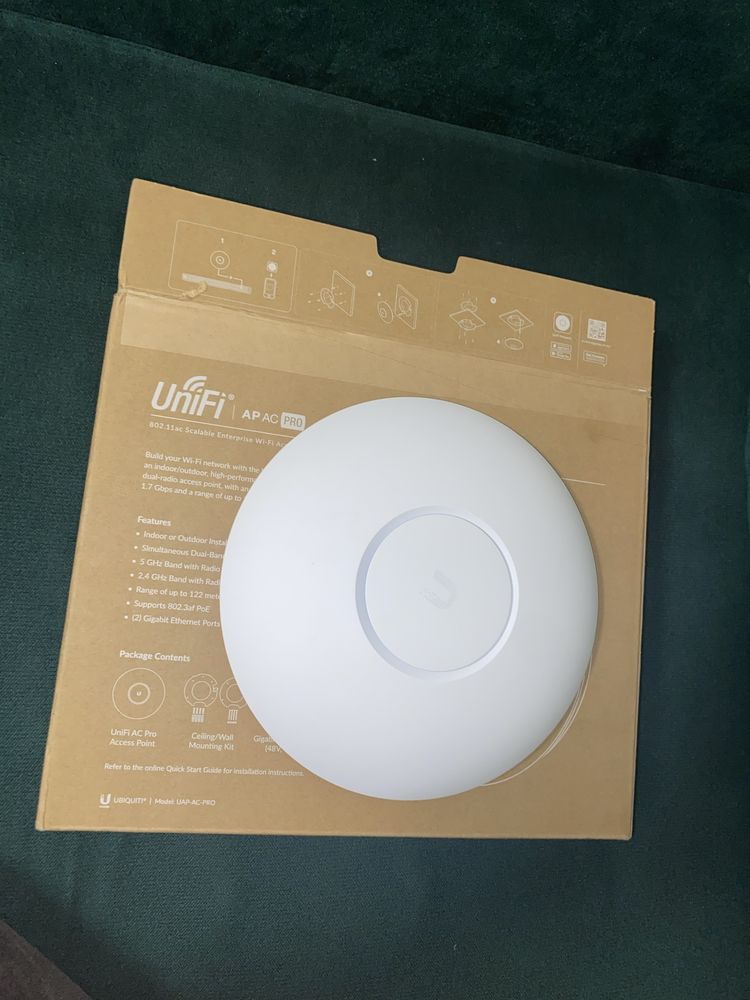 Ubiquiti UniFi UAP-AC-PRO — Punkt Dostępu WiFi 5 GHz / 2.4 GHz