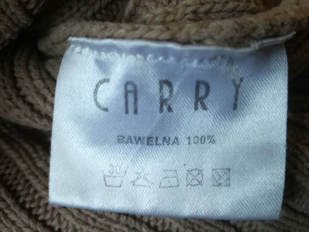 Sweter sweterek beżowy Carry rozmiar M 38 vintage y2k