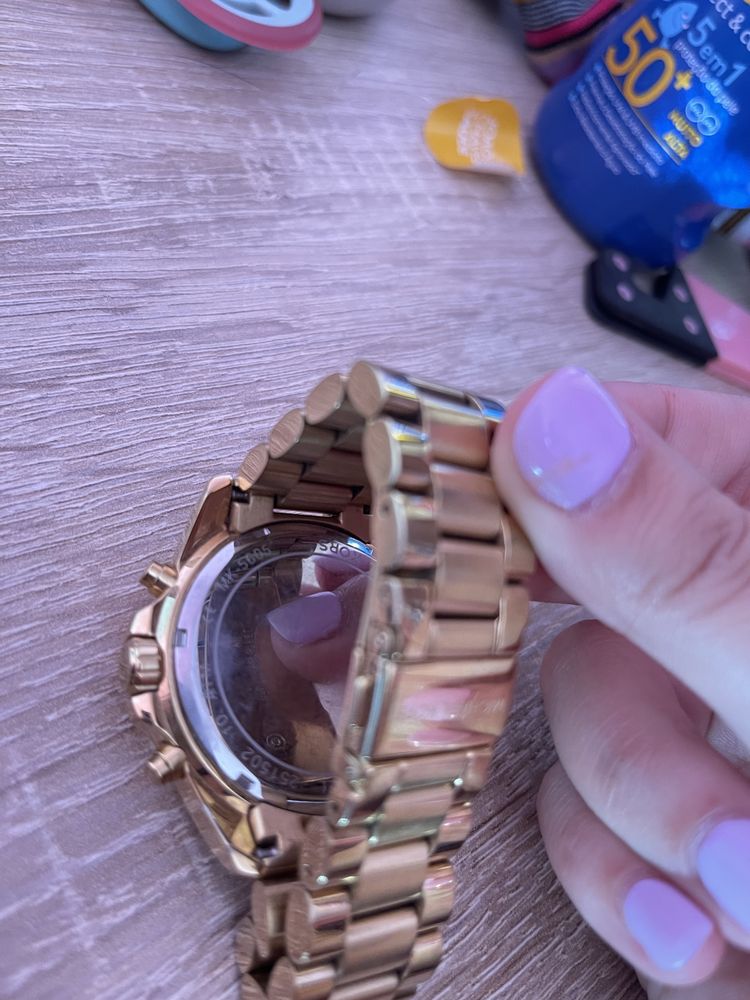 Relógio Michael Kors dourado original