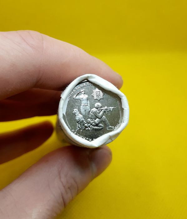 Рол монет 10 гривень нац. поліція колекційна