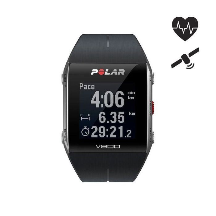 Pulsómetro Polar V800 Preto + Sensor H7 dá a Frequência Cardíaca