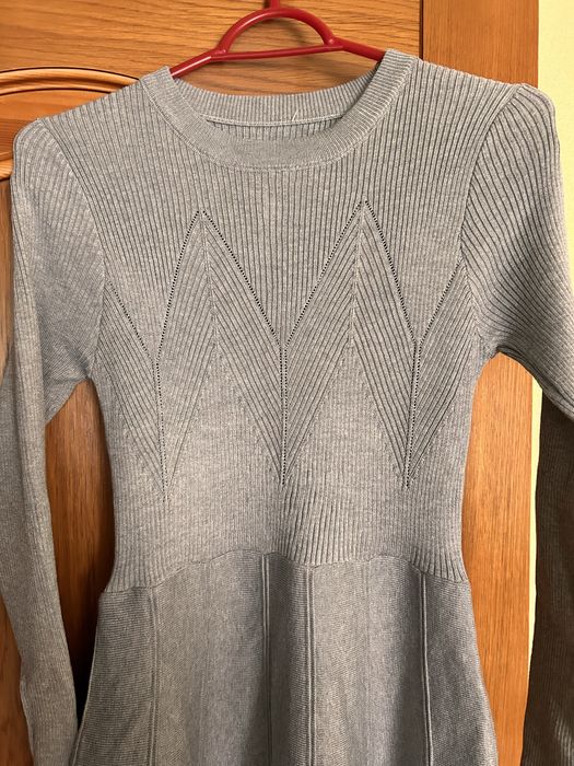 Сукня плаття в рубчик