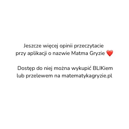 Korepetycje z matematyki z nauczycielką kursu Matematyka Gryzie