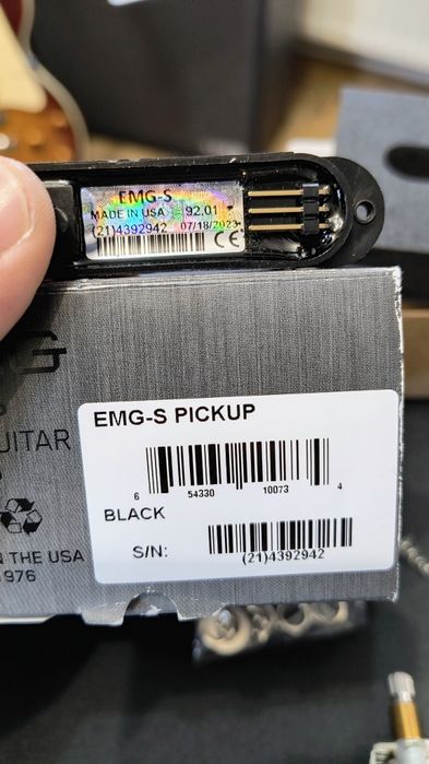 Przetwornik gitarowy aktywny EMG S