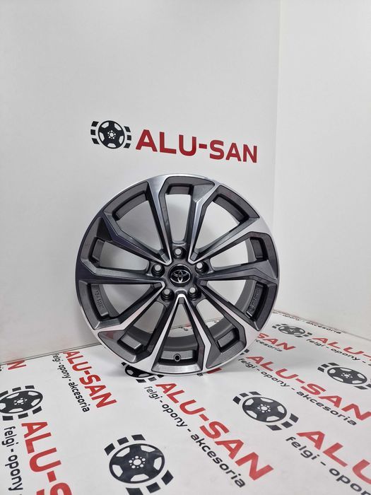 NOWE alufelgi TOYOTA 18" 5x114,3 Auris Yaris Cross CH-R  -Grafit Pol