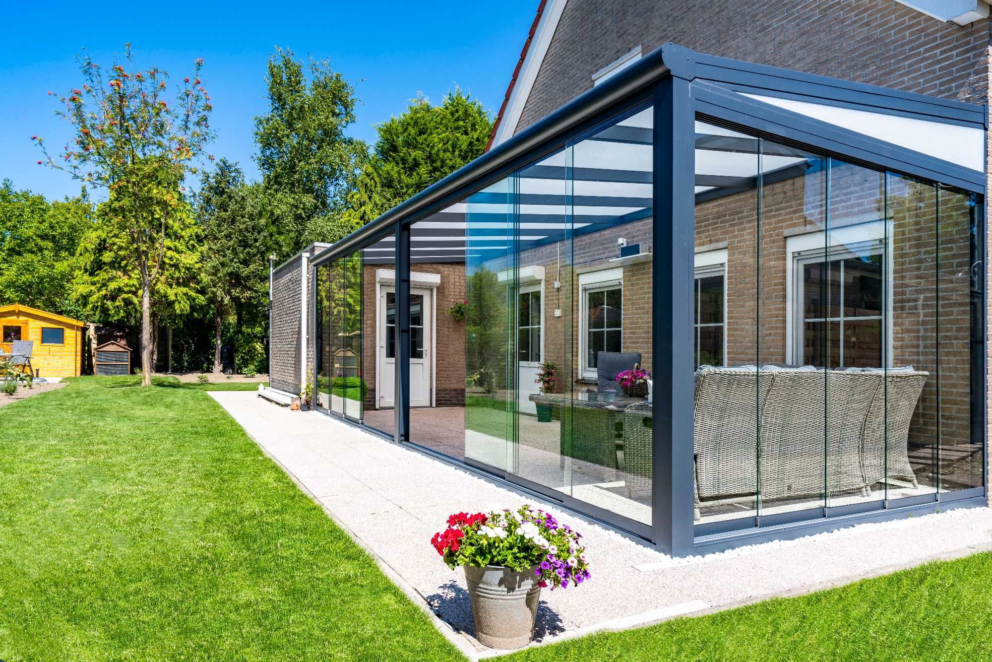 Pergola Ogrodowa Tarasowa Wiata ALTANA Aluminiowa Zadaszenie Tarasu