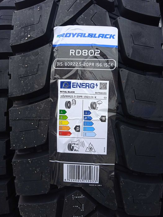 Opony 315/80R22.5 Royalblack / Lanvigator budowlane napęd
